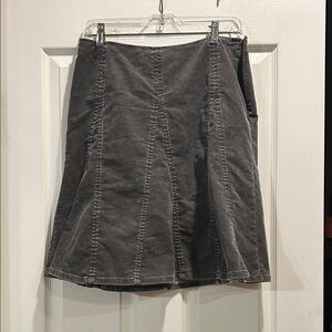 Gap Stylish Gray Corduroy Women's Skirt